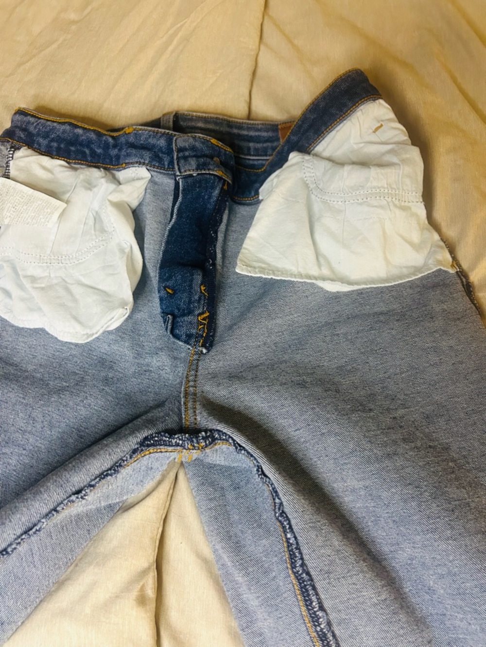 Zara Woman Blue Washed straight Leg Jeans Size 8 - Picture 13 of 13